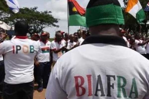 Ndị otu IPOB na-eme ngagharị iwe